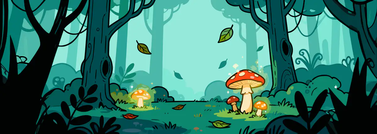 Illustrated Forest story world